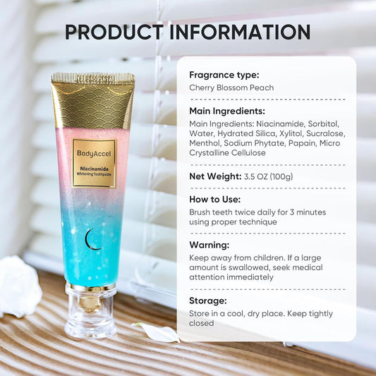 Body Accel™ Whitening Toothpaste with Niacinamide
