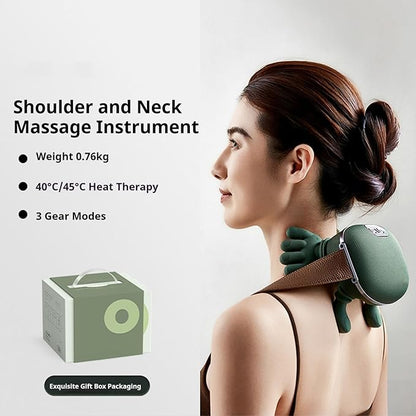 Original N7 Shoulder Hand Neck Massager Fingers with Heat Simulated Human Hand Design for Pain Relief, 4D Kneading Massage Deep Tissue and Back Pain Relief
